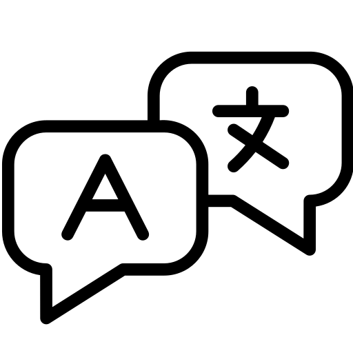 language choice icon